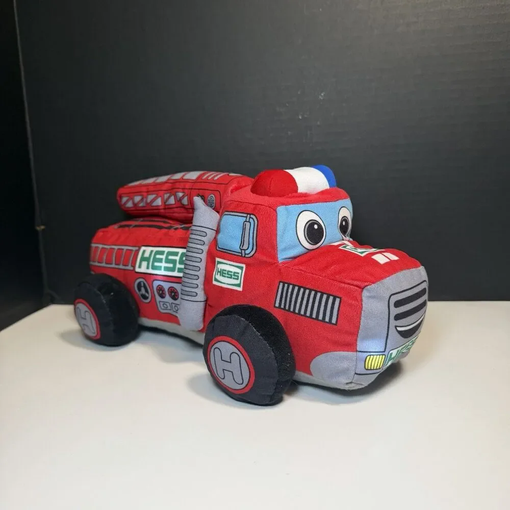 My First Hess Red Fire Truck 2020 Plush Tested Sounds And Light Work